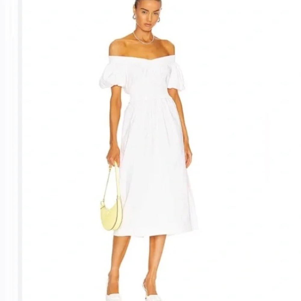 ALC White Cotton Off Shoulder Dress Size 2